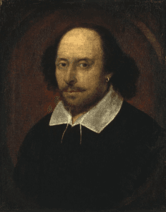 painting of William Shakespeare